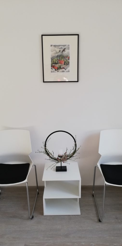 Wartezimmer Deko